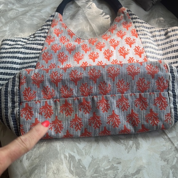 Stella & Dot large nautical beach tote - Picture 4 of 8